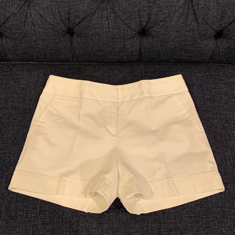Express White Shorts With Cuff